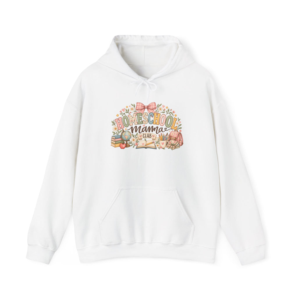 Homeschool Mama Club Crewneck Sweatshirt | Cute Homeschool Mom Pullover | Teacher Mama Gift | Cozy Mom Sweatshirt 🎀📚