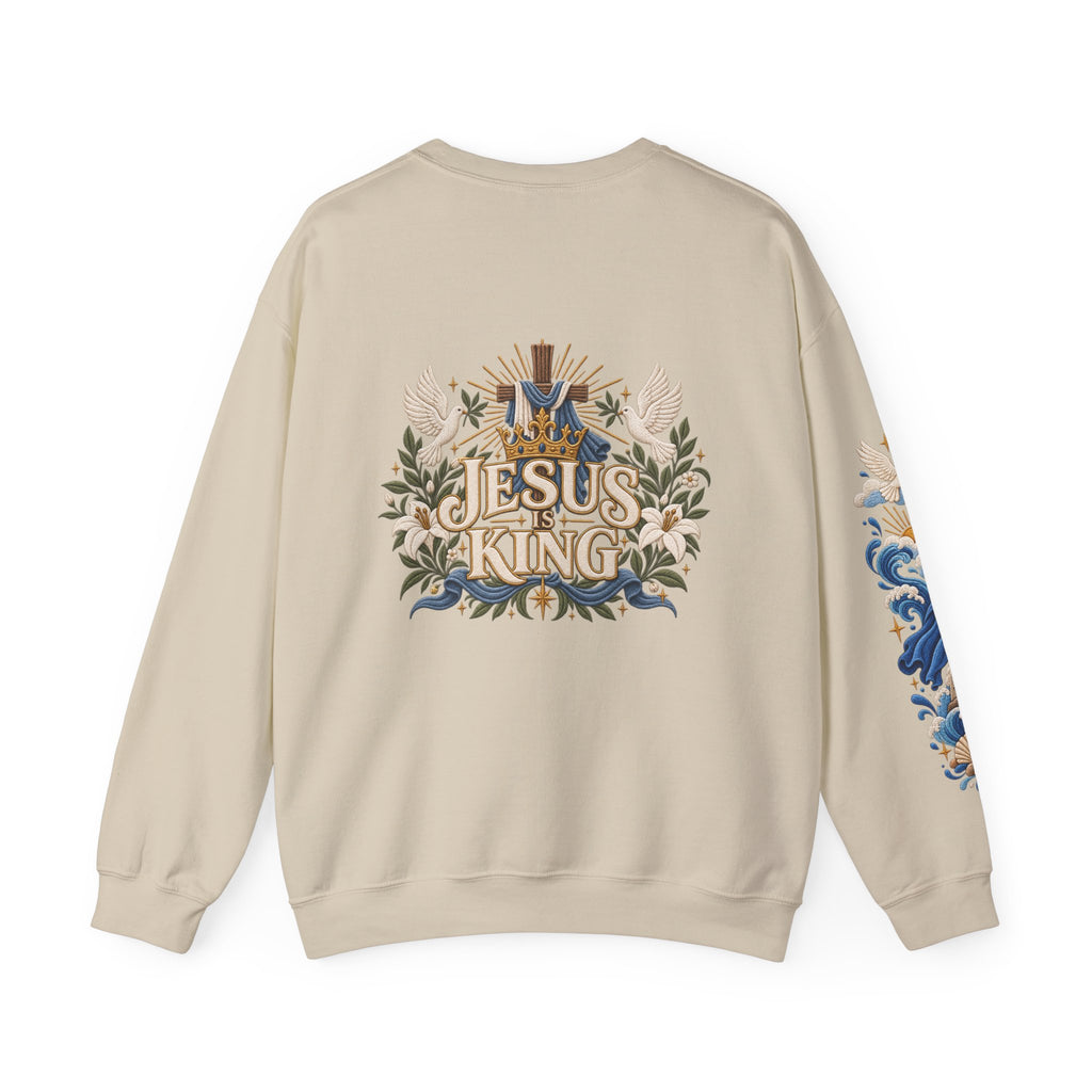 The Lord Will Fight for You Sweatshirt | Exodus 14:14 Christian Crewneck | Moses Red Sea Bible Verse Shirt