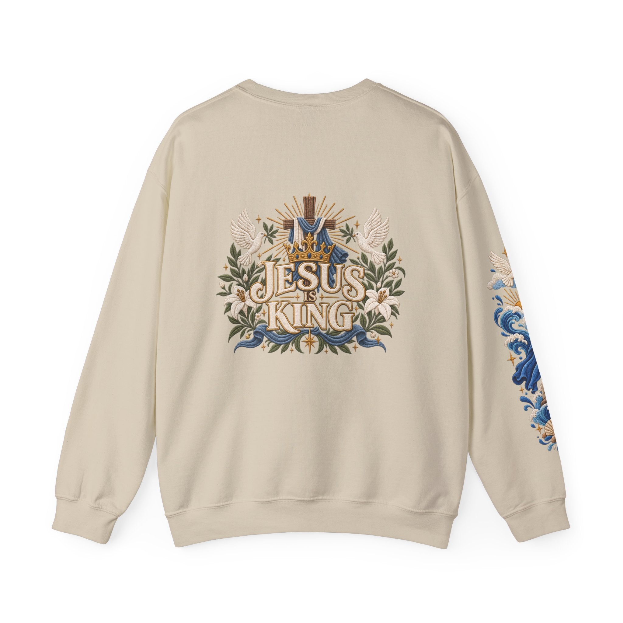 The Lord Will Fight for You Sweatshirt | Exodus 14:14 Christian Crewneck | Moses Red Sea Bible Verse Shirt