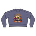 🎃 I Smell Children Witchy Fall Sweatshirt | Salem Halloween Crewneck with Black Cat Sleeve Design 🐈‍⬛✨
