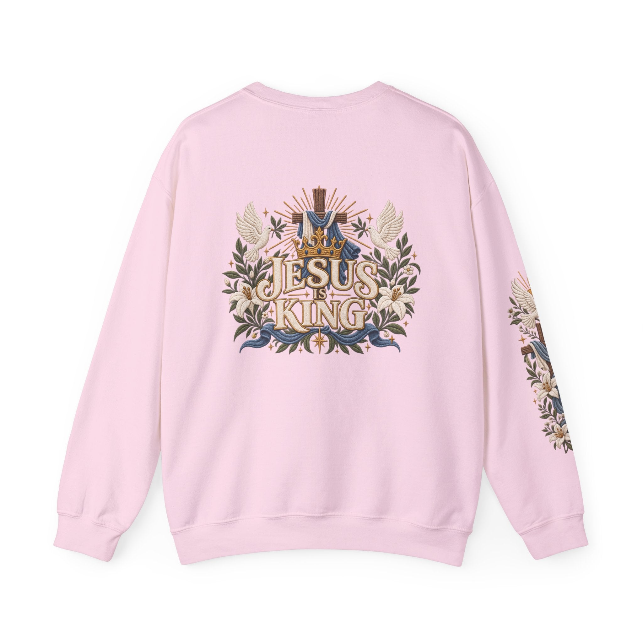 Christian Sweatshirt - "I Am the Way" Jesus Is King Crewneck