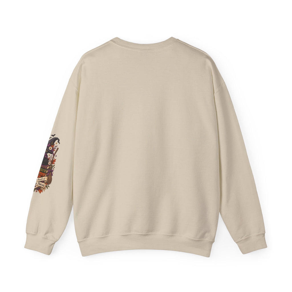 Hocus Pocus Crewneck Sweatshirt — Vintage Halloween Witch Scene