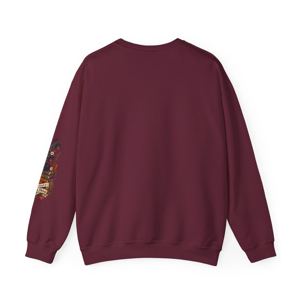 Hocus Pocus Crewneck Sweatshirt — Vintage Halloween Witch Scene