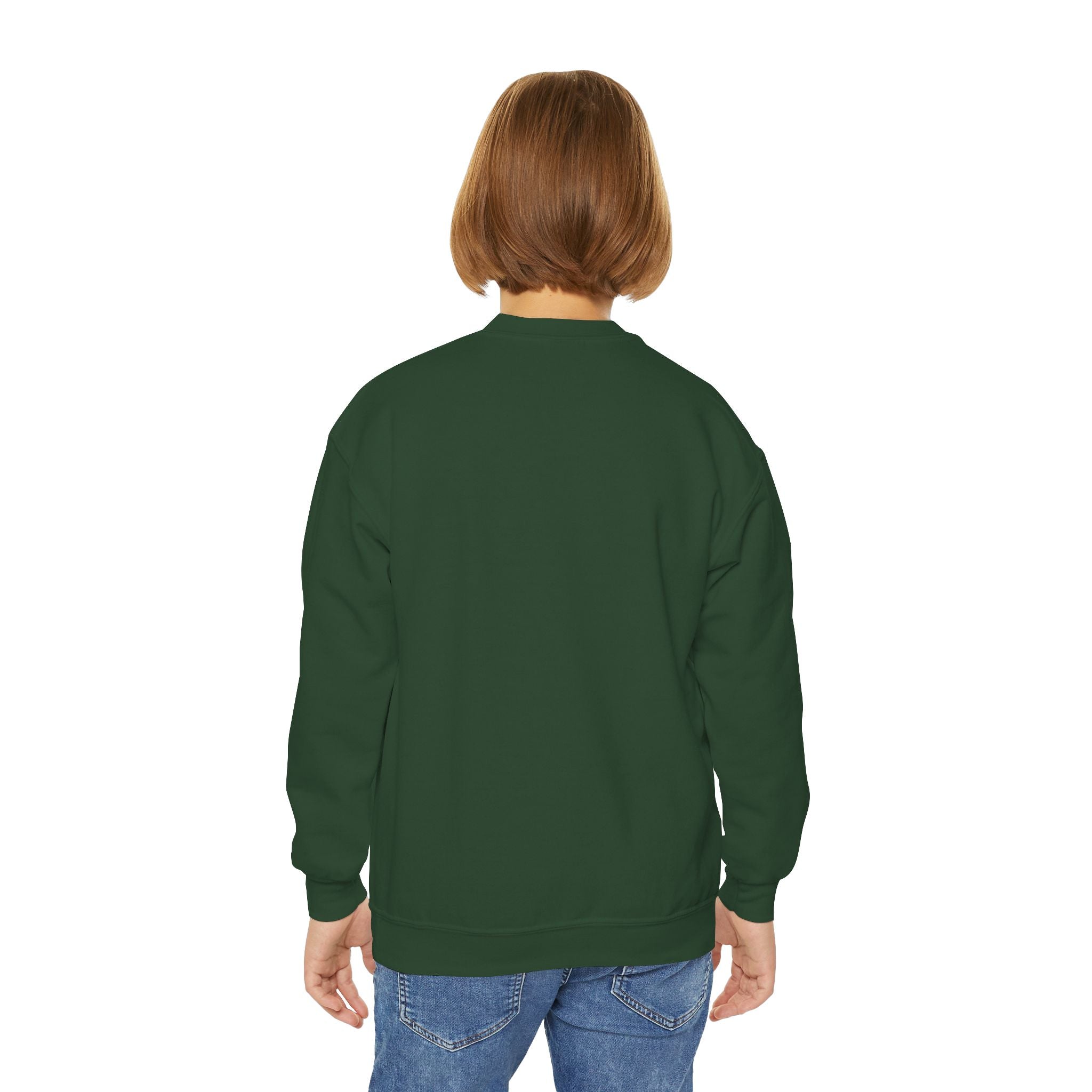 Kids' Halloween Puppy Crewneck Sweatshirt — Cute Dogs with Pumpkins Design