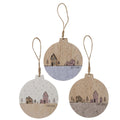 Boltze home hanging deco homewood houses 13cm