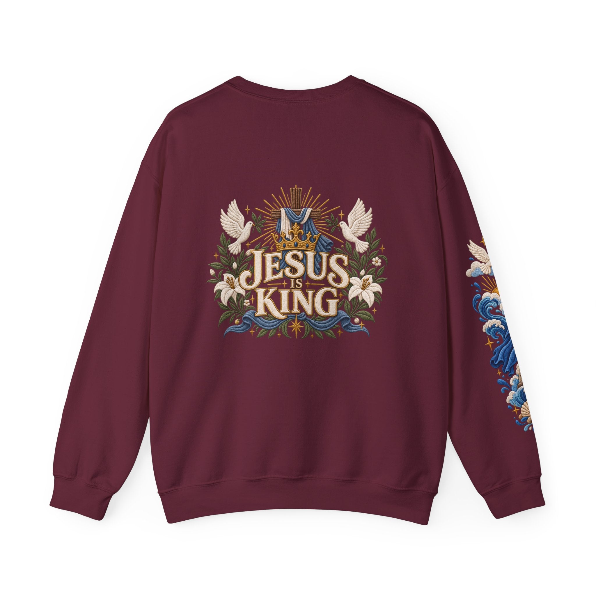 The Lord Will Fight for You Sweatshirt | Exodus 14:14 Christian Crewneck | Moses Red Sea Bible Verse Shirt