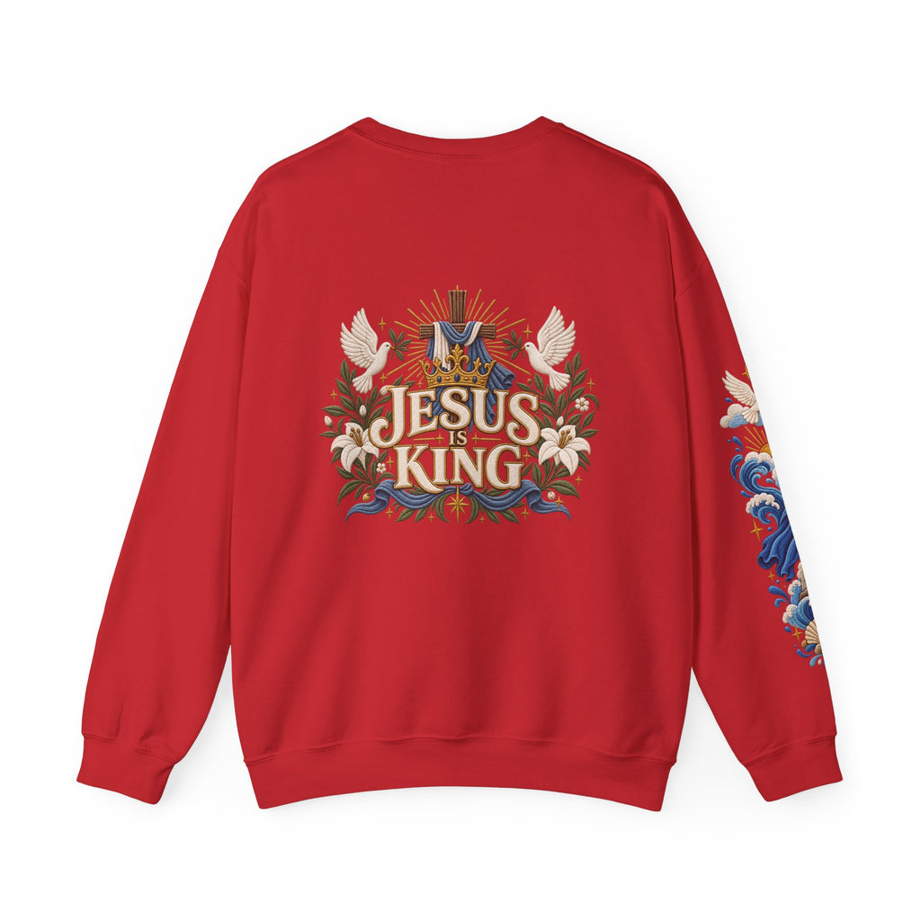 The Lord Will Fight for You Sweatshirt | Exodus 14:14 Christian Crewneck | Moses Red Sea Bible Verse Shirt