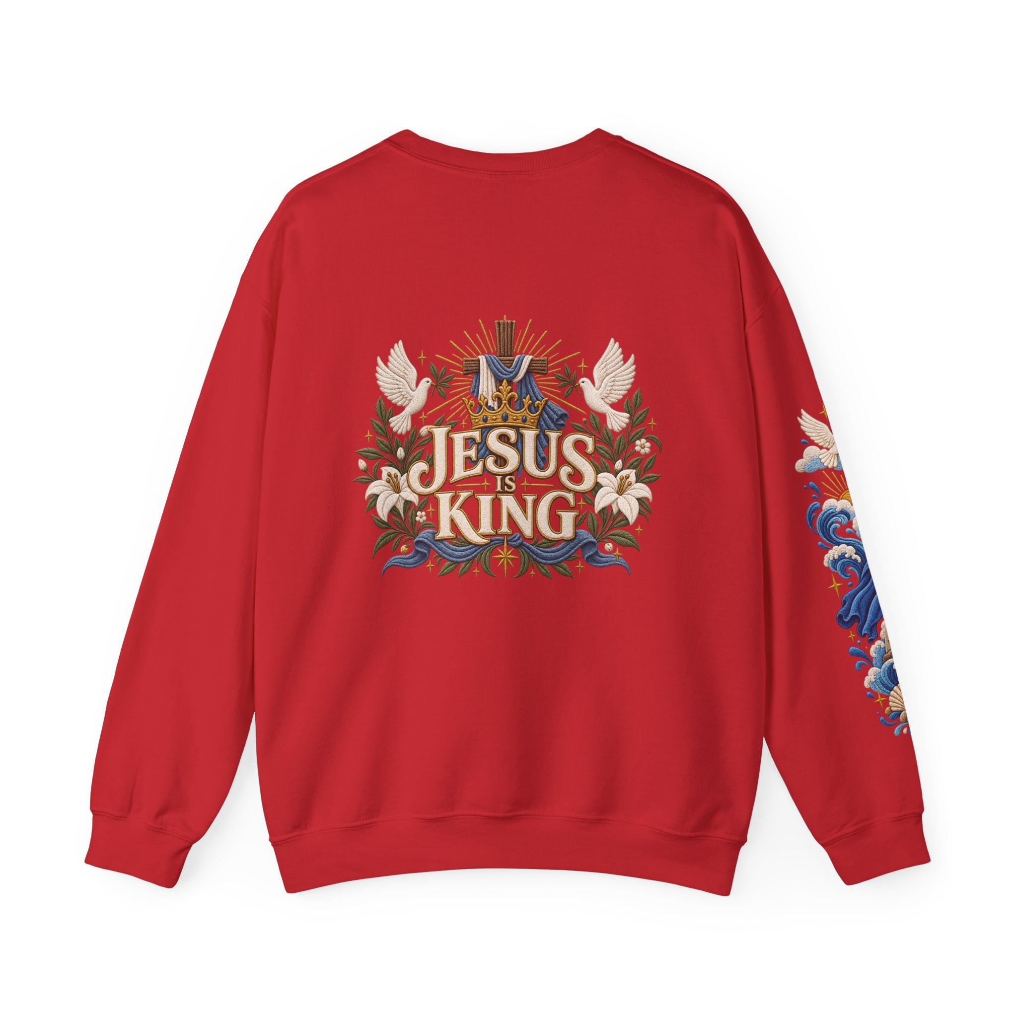 The Lord Will Fight for You Sweatshirt | Exodus 14:14 Christian Crewneck | Moses Red Sea Bible Verse Shirt