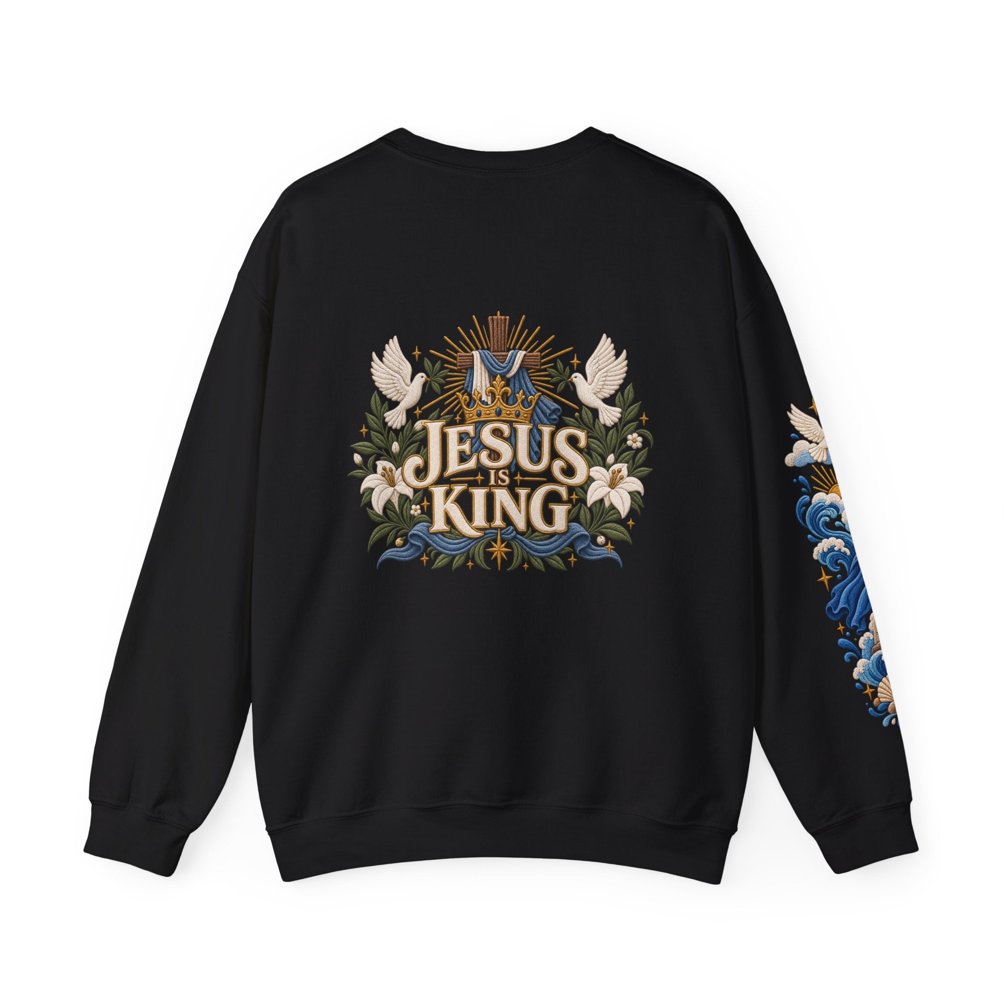 The Lord Will Fight for You Sweatshirt | Exodus 14:14 Christian Crewneck | Moses Red Sea Bible Verse Shirt
