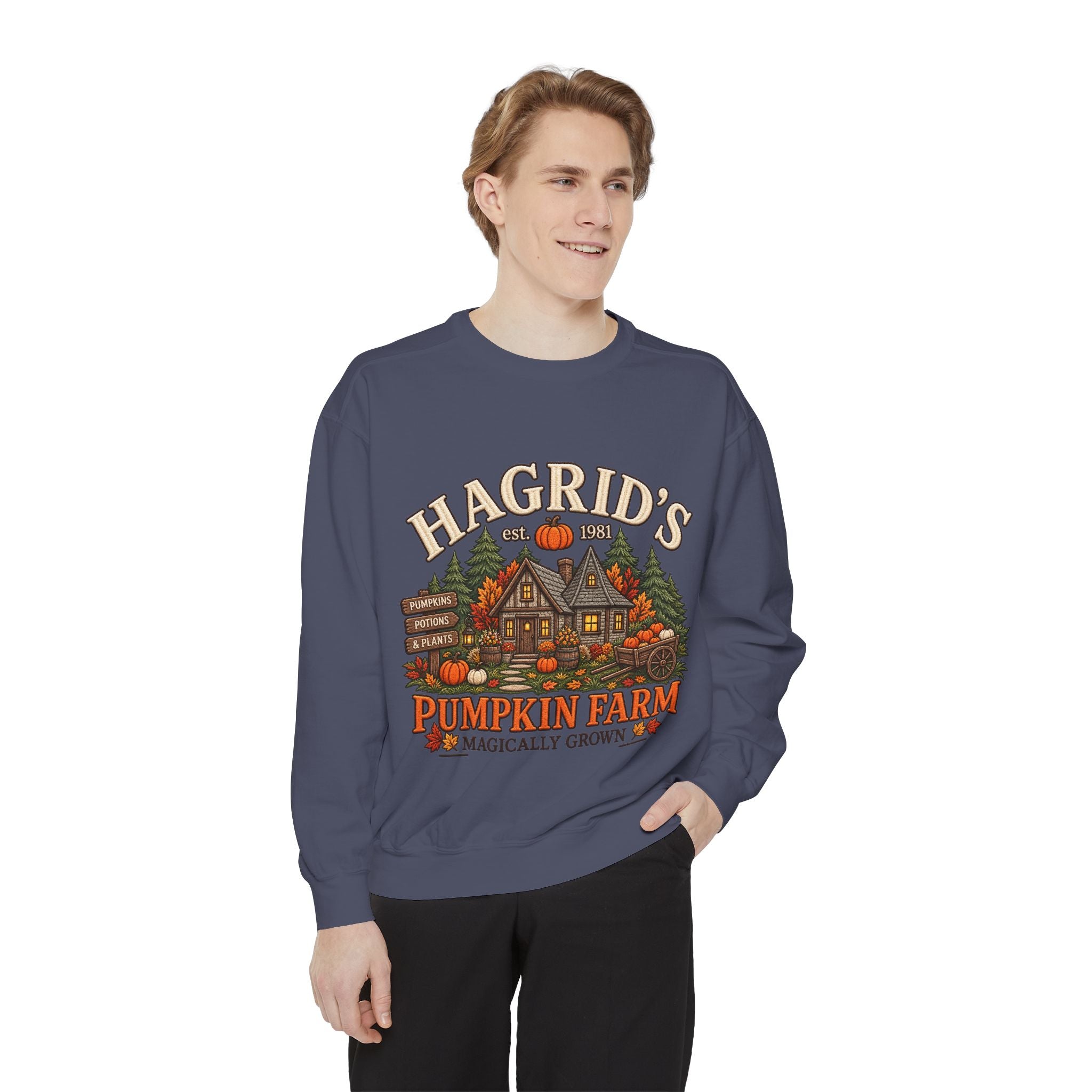 Sweatshirt — Hagrid's Pumpkin Farm Vintage Fall Crewneck