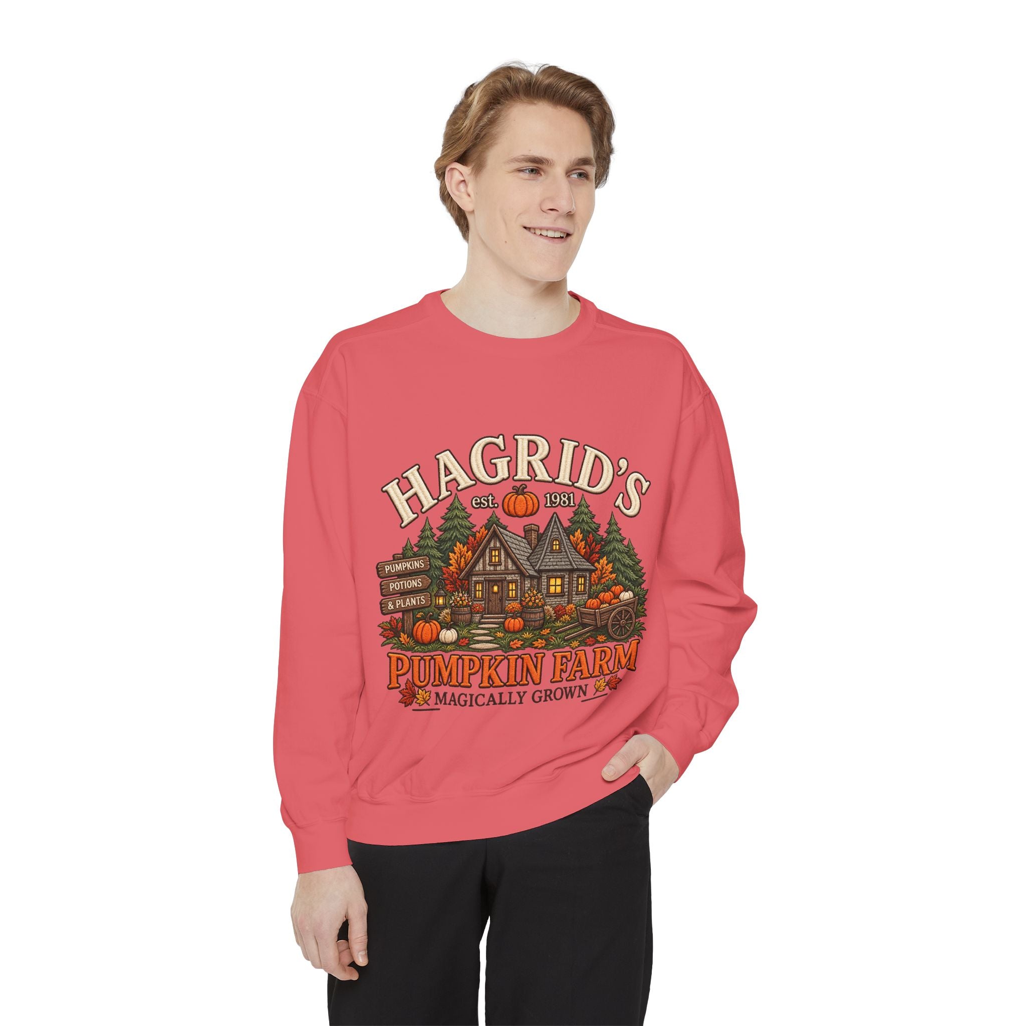 Sweatshirt — Hagrid's Pumpkin Farm Vintage Fall Crewneck