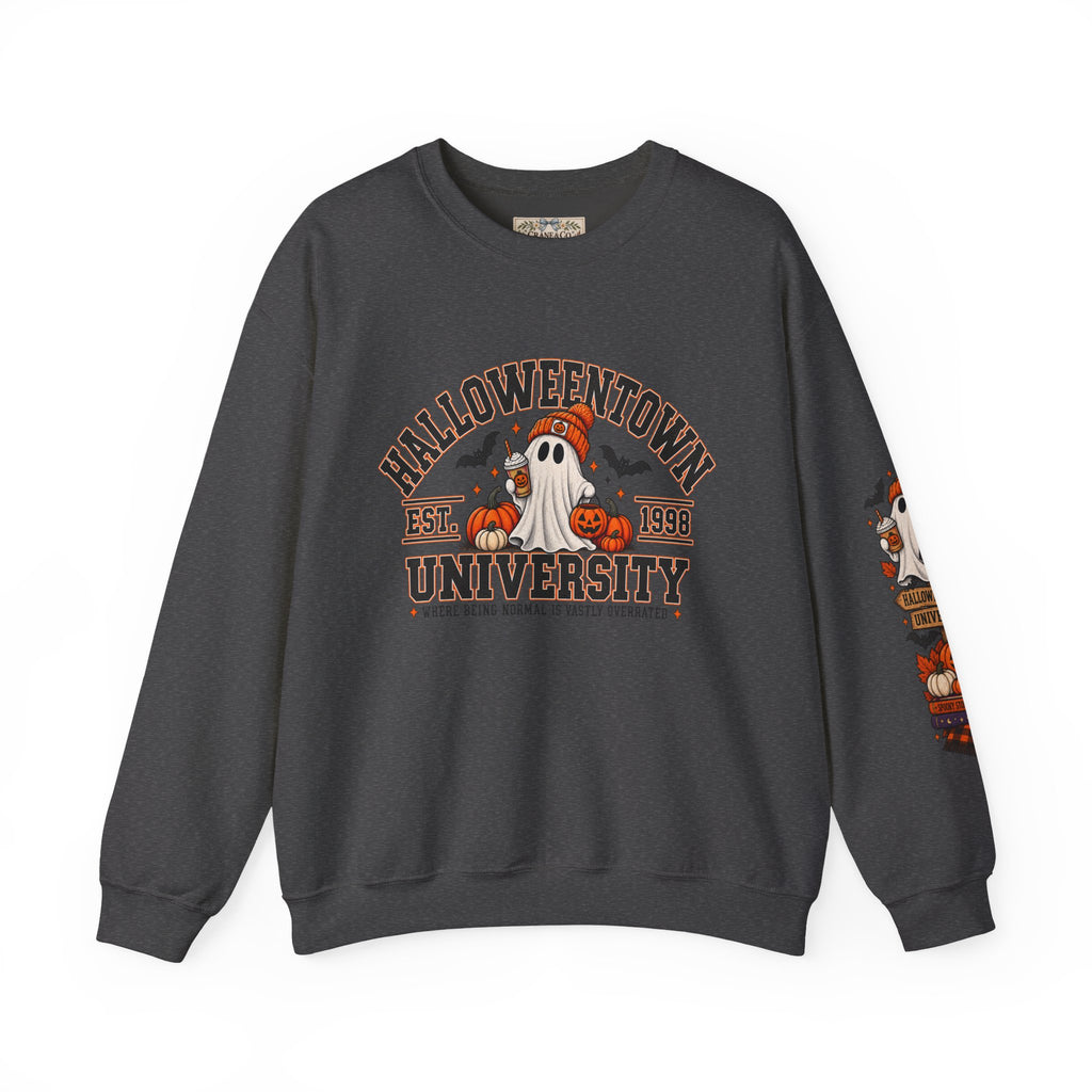 Halloweentown University Sweatshirt | Retro Halloween Ghost Crewneck | Spooky Season Fall Sweatshirt