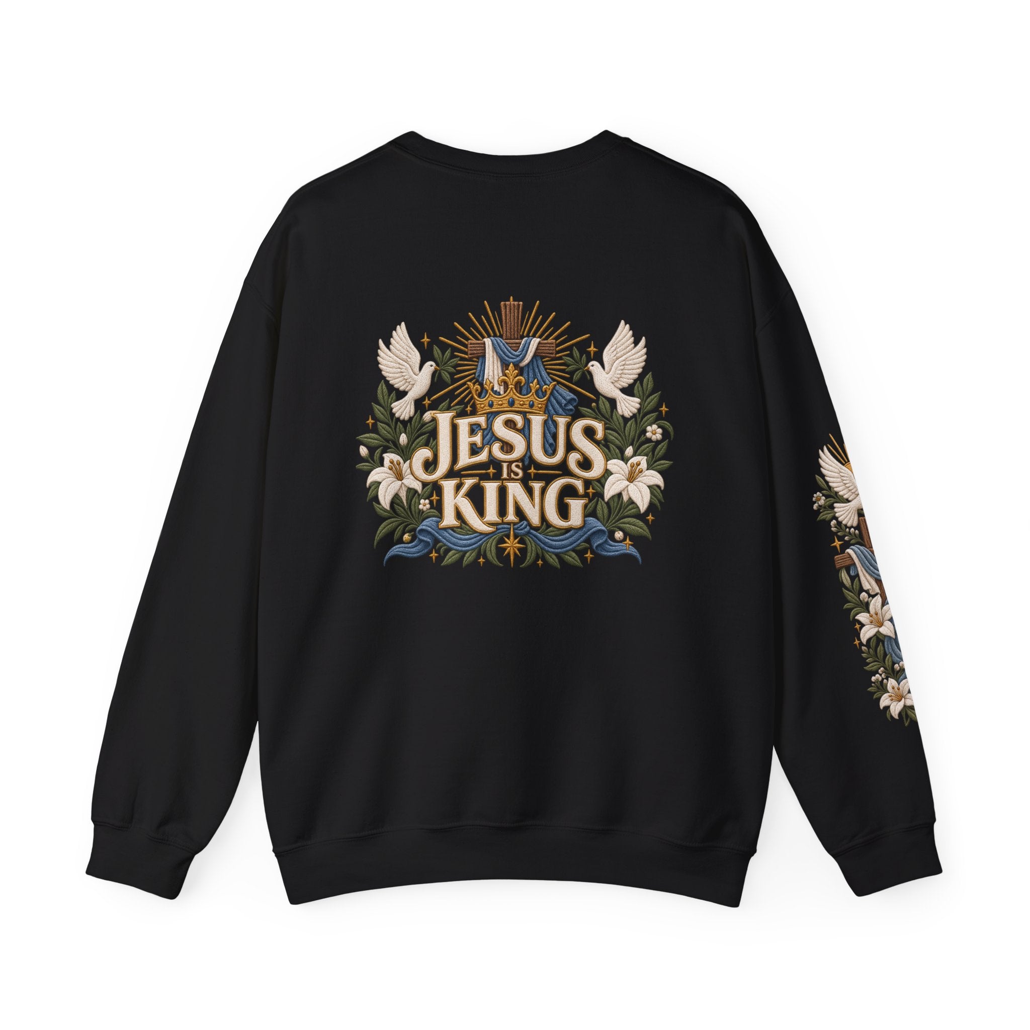 Christian Sweatshirt - "I Am the Way" Jesus Is King Crewneck