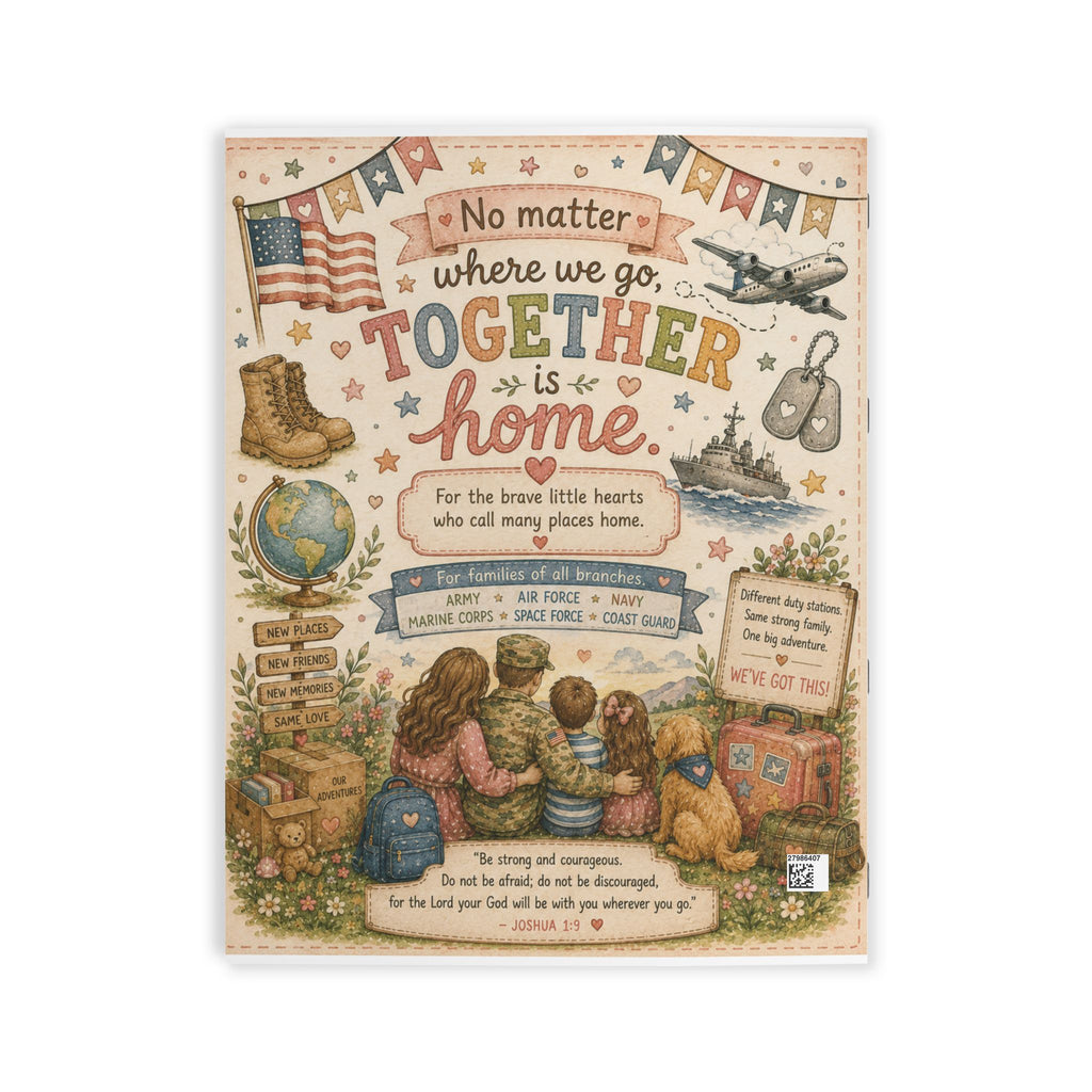 My Military Family Coloring Book — Kids' Patriotic Coloring Activity for Military Families