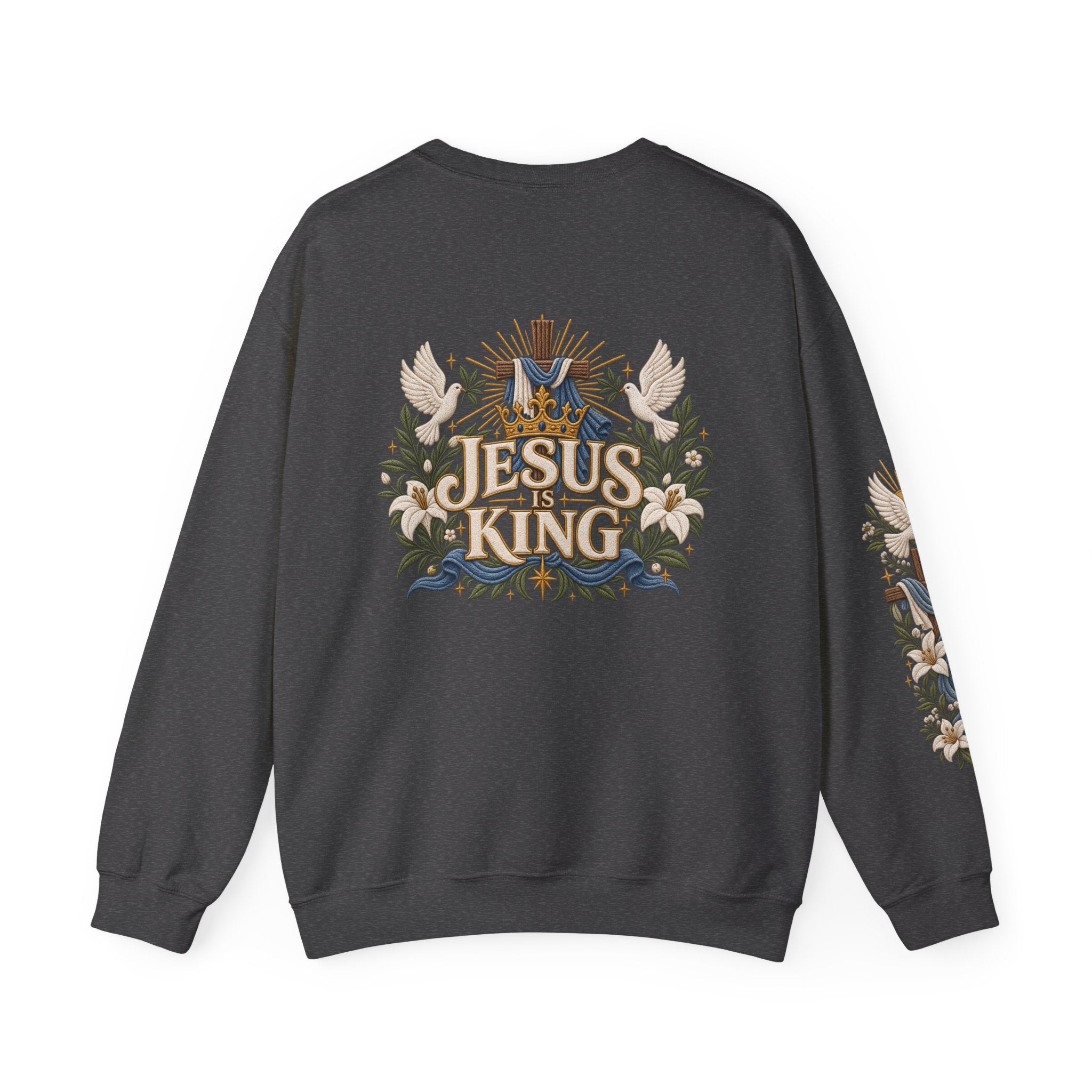 Christian Sweatshirt - "I Am the Way" Jesus Is King Crewneck