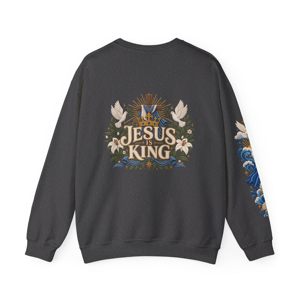 The Lord Will Fight for You Sweatshirt | Exodus 14:14 Christian Crewneck | Moses Red Sea Bible Verse Shirt