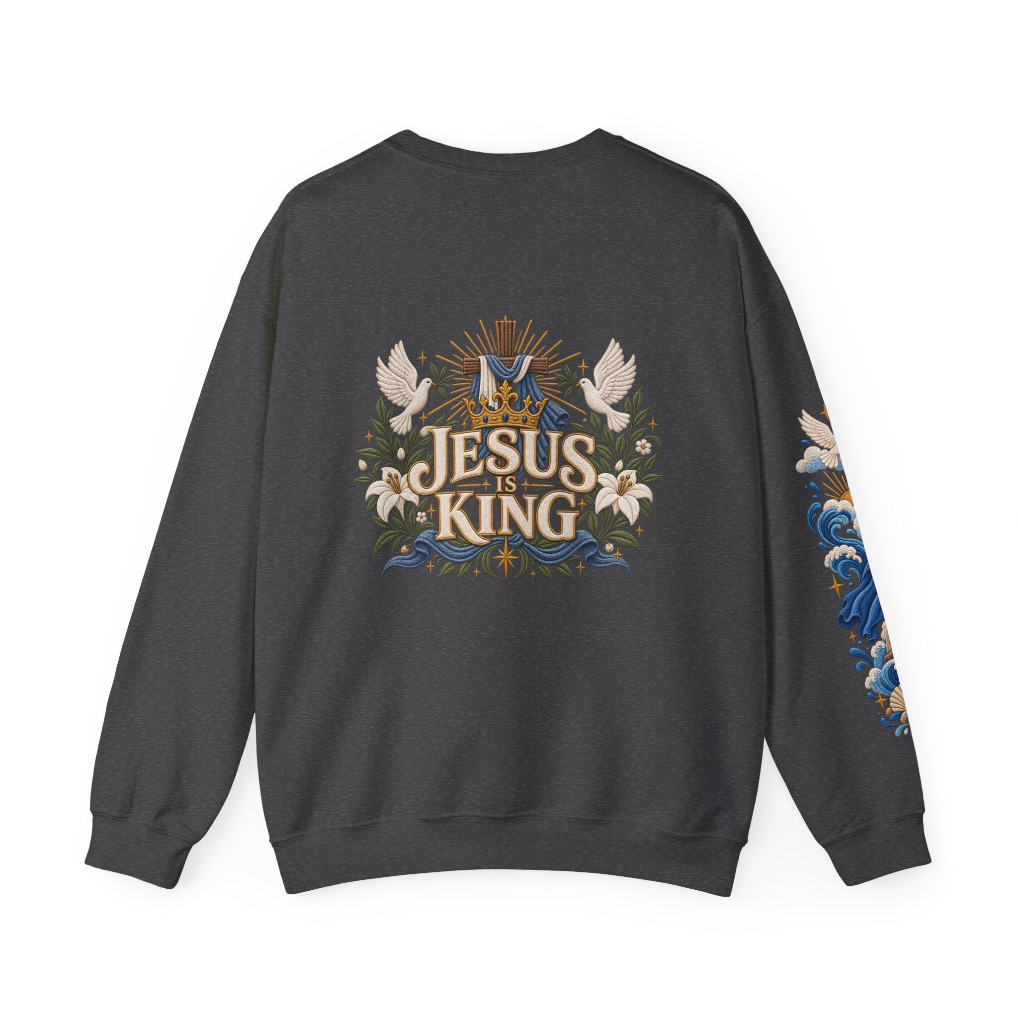The Lord Will Fight for You Sweatshirt | Exodus 14:14 Christian Crewneck | Moses Red Sea Bible Verse Shirt