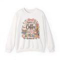 Powered by Coffee & Curriculum Crewneck Sweatshirt | Cute Homeschool Mom Pullover | Teacher Mama Gift