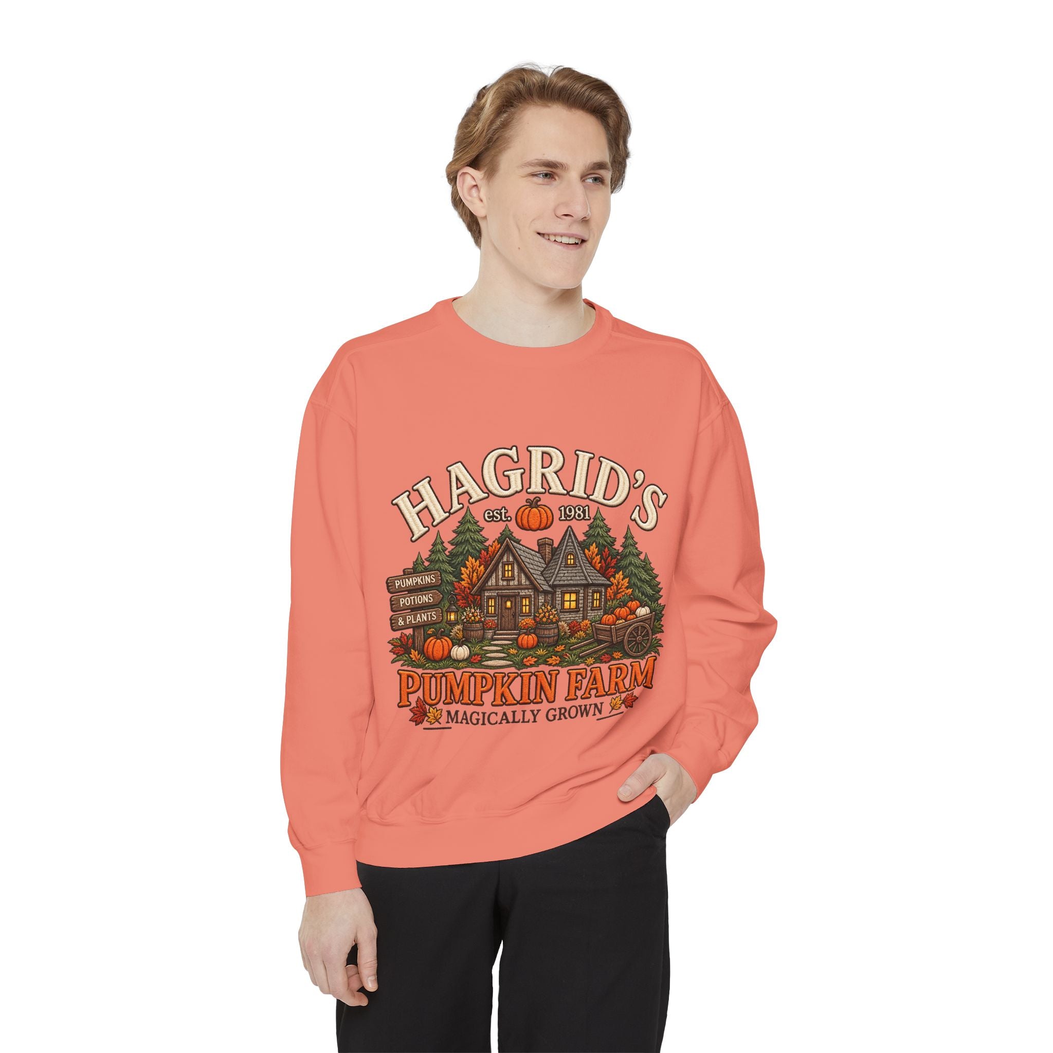 Sweatshirt — Hagrid's Pumpkin Farm Vintage Fall Crewneck