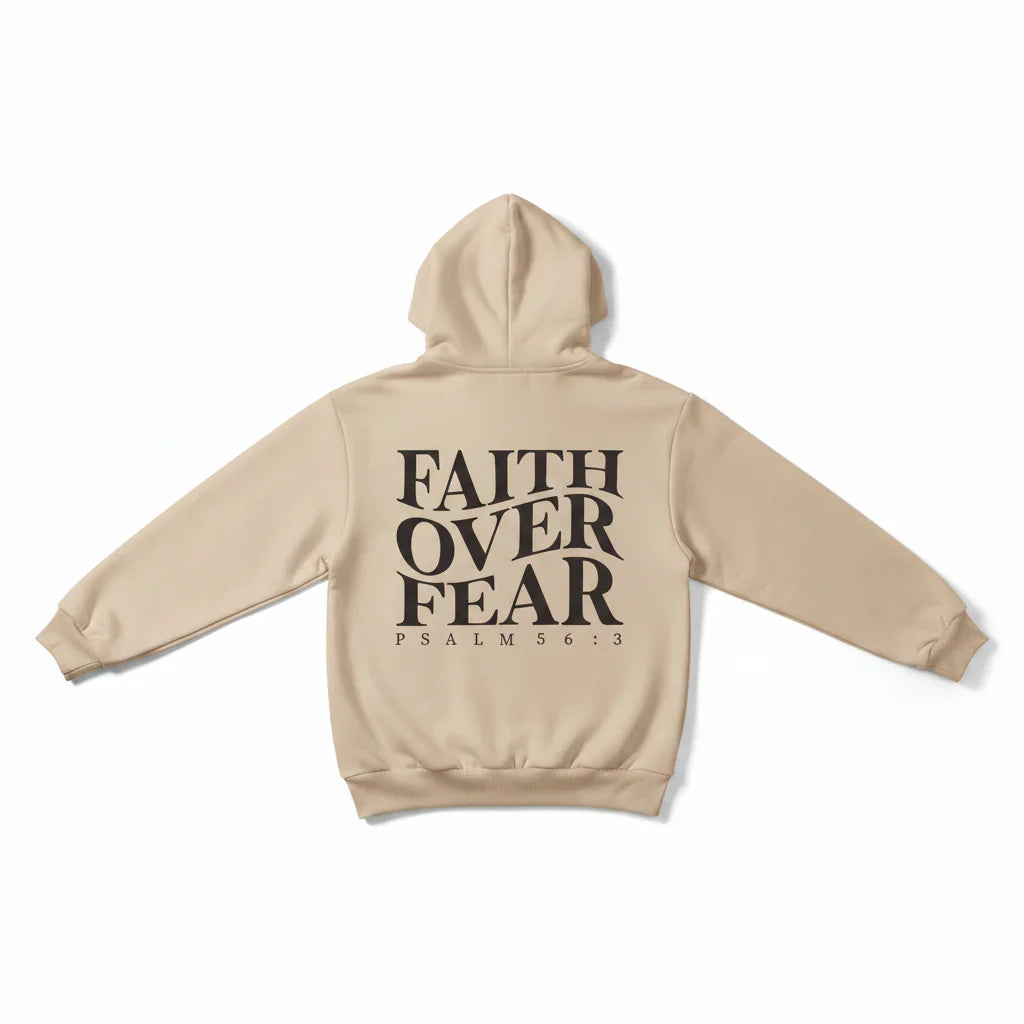 Faith Over Fear Christian Hoodie