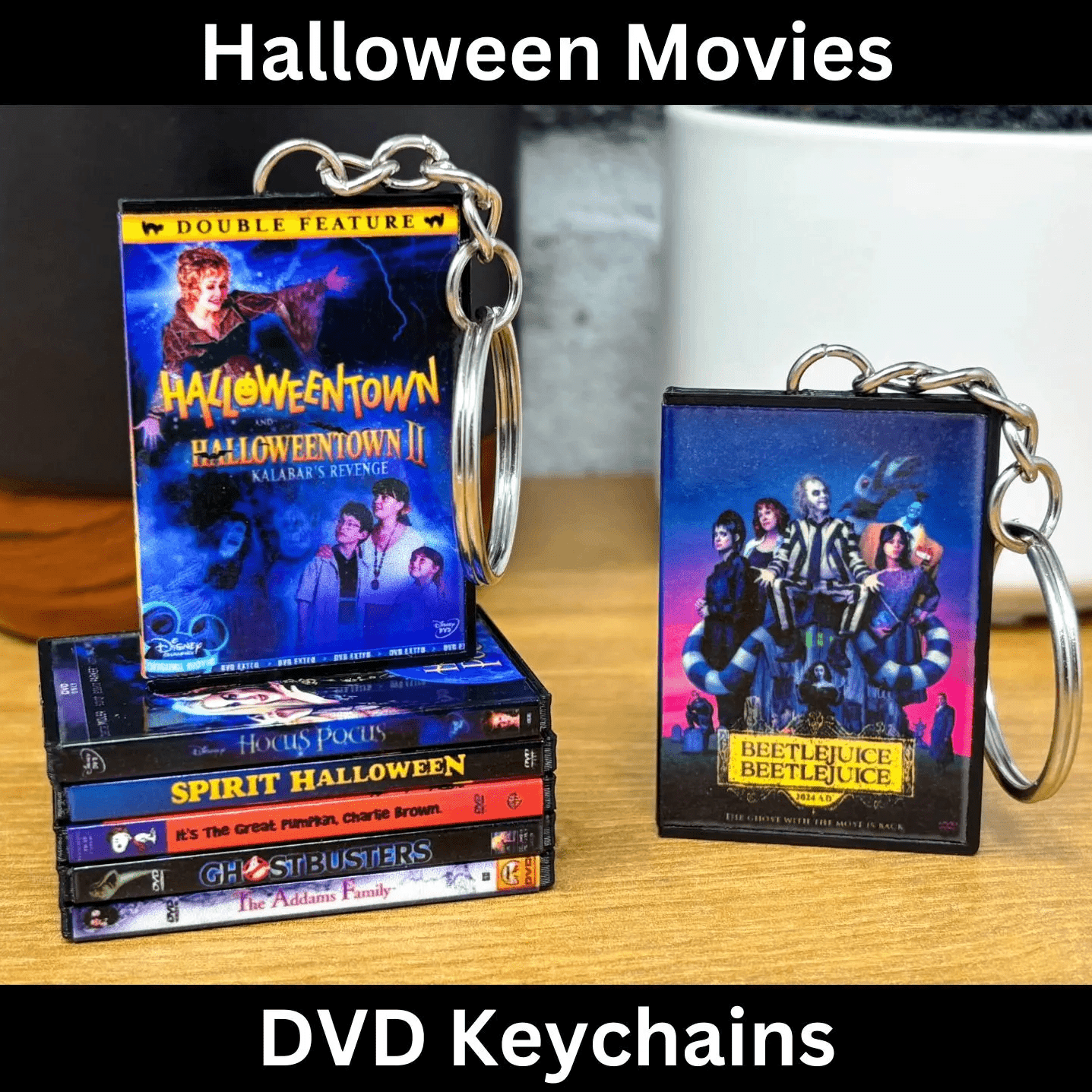 Halloween Movies Keychains